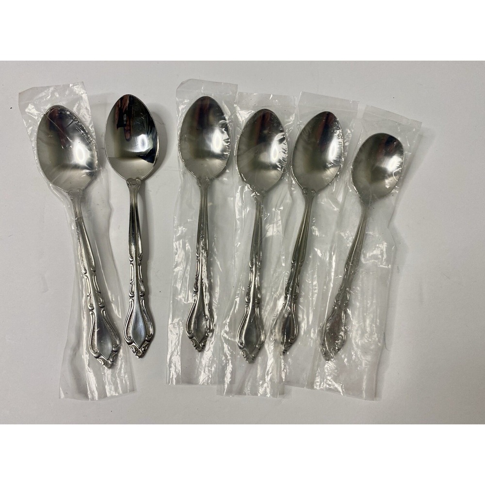 Stanley Roberts Rogers Co Auberge 5 Teaspoons 1 Sugar Spoon Flatware Stainless